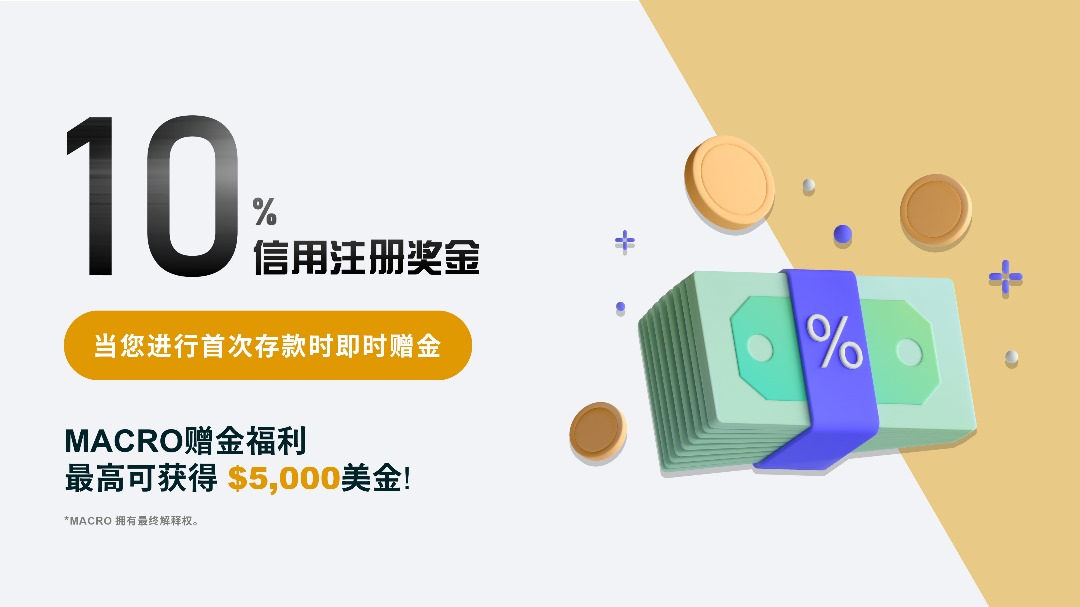 10%註冊信用贈金